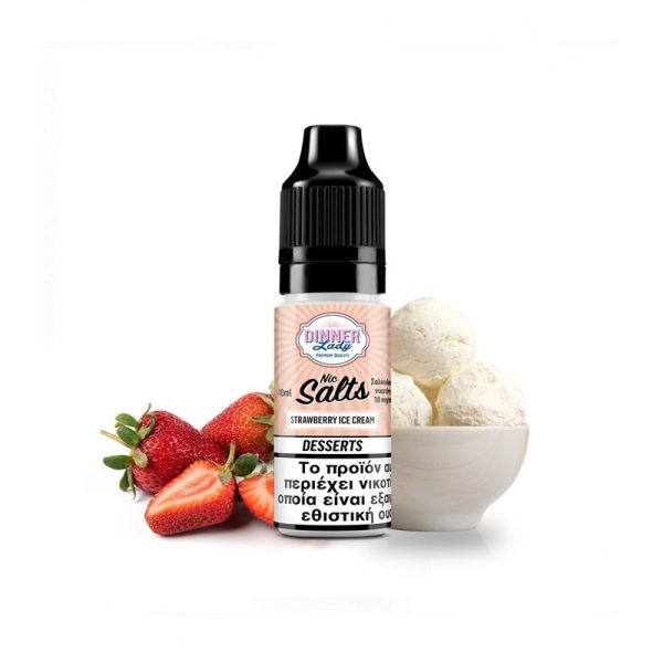 Dinner Lady Salt Strawberry Ice Cream 10ml